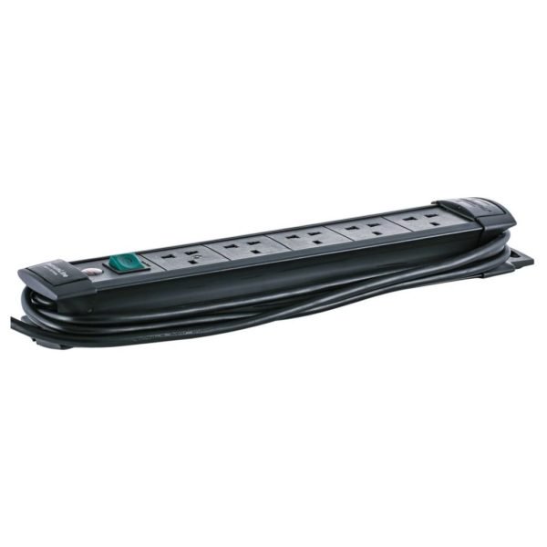 Brennenstuhl 1156007135 Premium-Multi-Line 5-Way Extension Socket, 3 m Length, Black