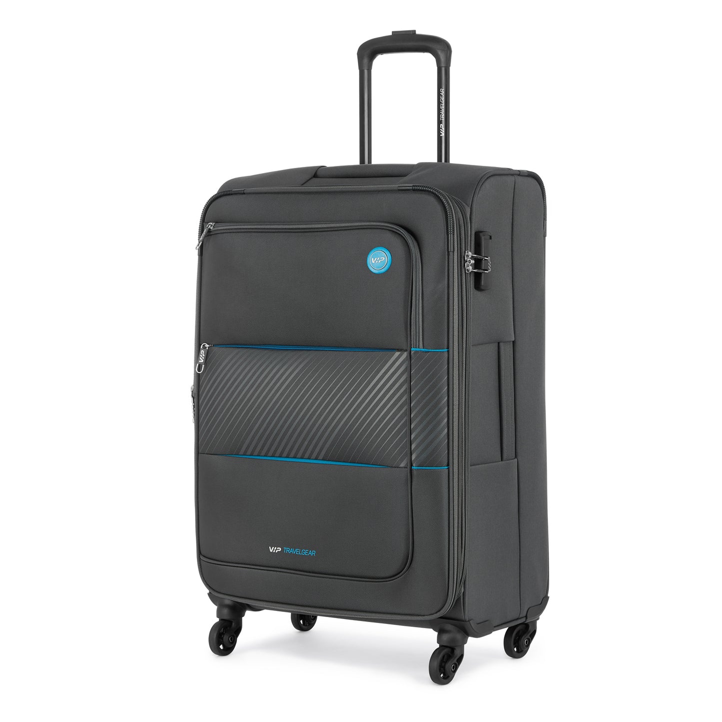 VIP CALIFORNIA 4 Wheels Expandable Soft Trolley 3 Pcs Set -54cm ,69 cm , 79cm
