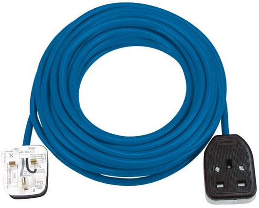 Brennenstuhl 1166503015 BS plug 13A extension cable 14m, Blue