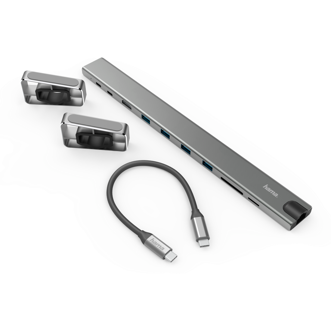 HAMA 135765 9-IN-1 USB-C DOCKSTATION FOR 4 X USB-A,USB-C,HDMI™,LAN,SD,MICROSD
