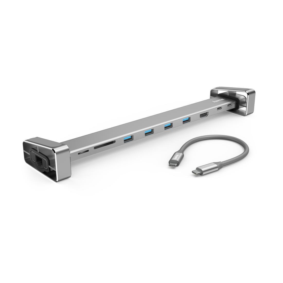 HAMA 135765 9-IN-1 USB-C DOCKSTATION FOR 4 X USB-A,USB-C,HDMI™,LAN,SD,MICROSD
