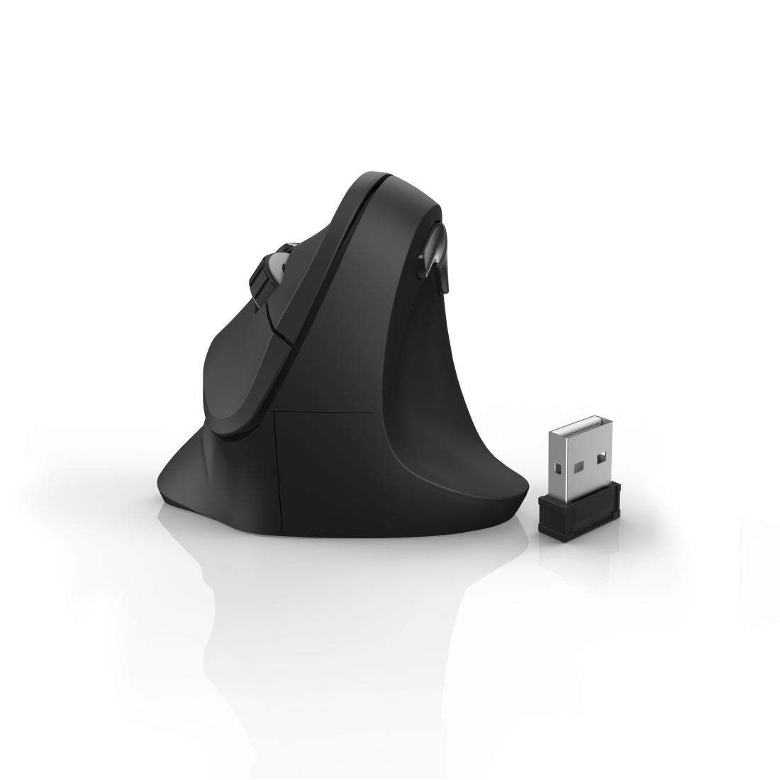 HAMA 182699 ERGONOMIC MOUSE, EMW-500, BLACK