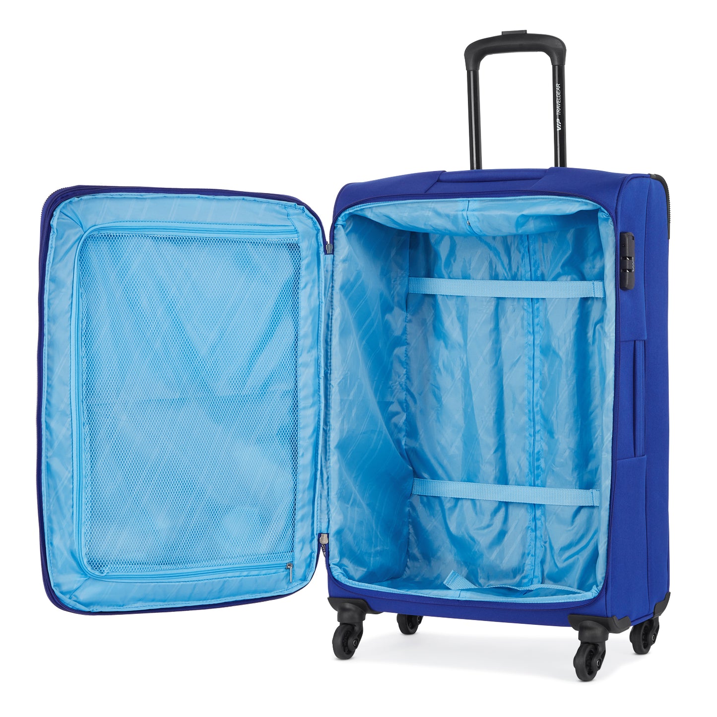 VIP MONTANA 4 Wheel Soft Trolley Expandable 3 Pcs/Set 54cm,69cm,79cm