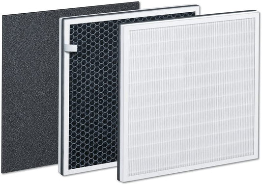 BEURER LR310 Replacement Pre-Filter and Combination Filter (EPA, E12 Filter, Activated Carbon Filter Pads for LR 300)
