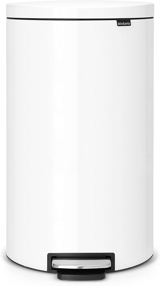 MC PEDALBIN-30L FLATBACK WHITE