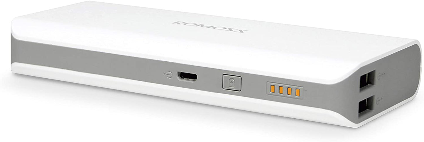 ROMOSS SOLO4 1+1 Bundle Pack 8000 mAh Powerbank - White