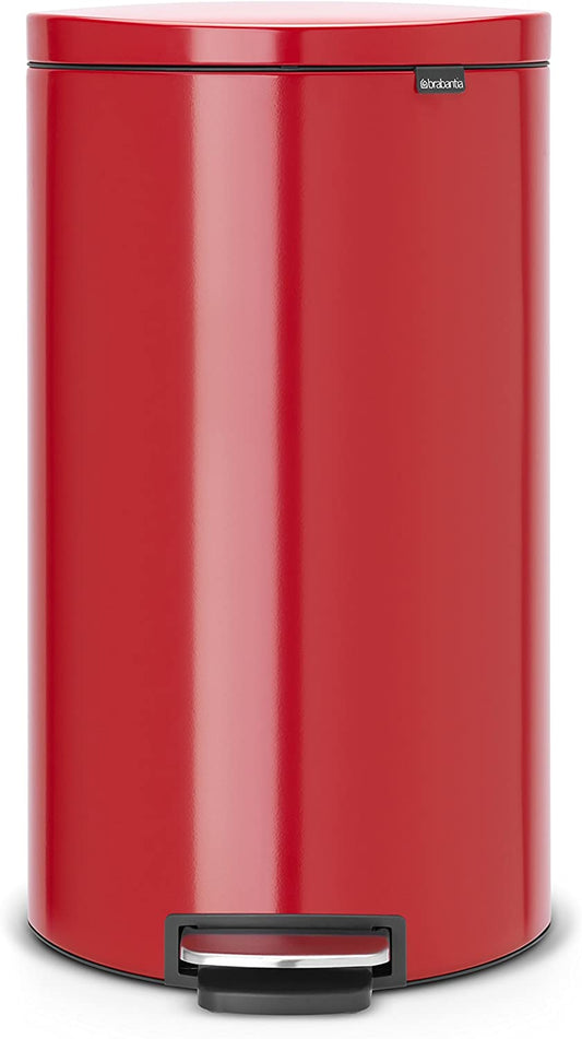 MC PEDALBIN-40L FLATBACK PASSION RED