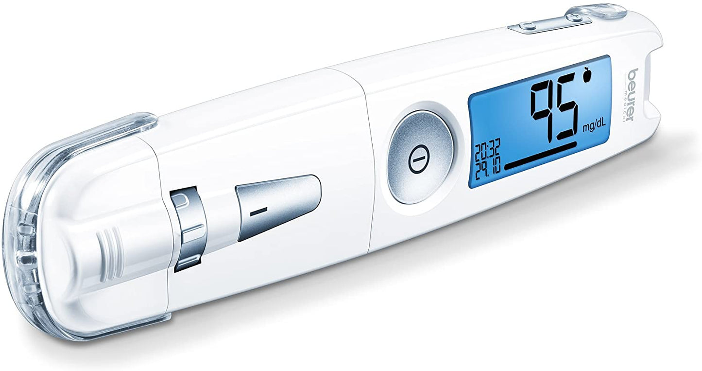 Beurer Gl50.463.91 Mg/Dl 3In1 Gluco Monitor White