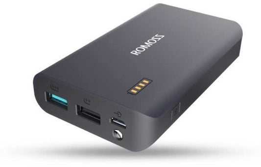 ROMOSS SENSEX PH30 Quick Charge USB3.0 Power Bank 10000mAh Black