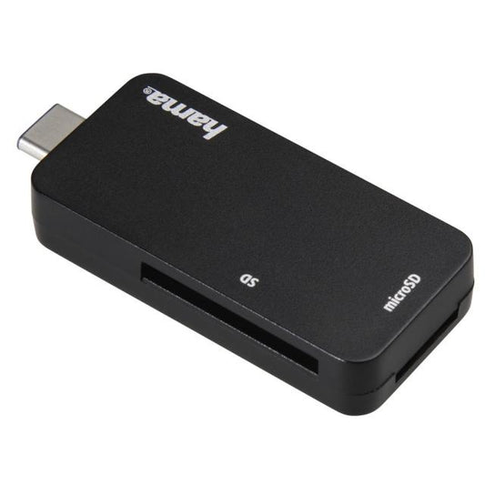 HAMA 135751 Card Reader USB 3.1 TYPE-C, SD/MICRO, BLACK