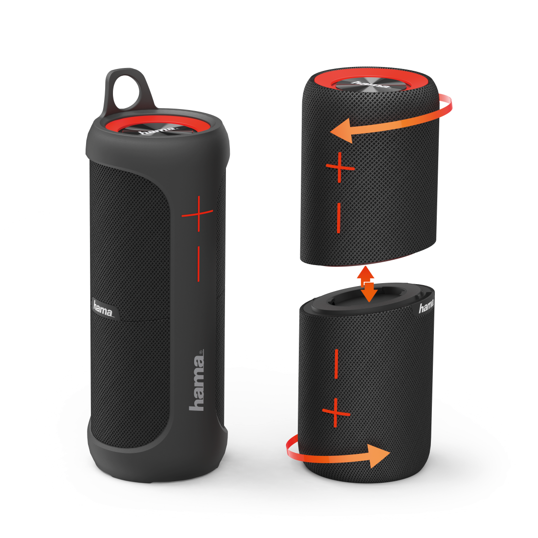HAMA 173186 BLUETOOTH SOUNDCUP-D MOBILE LOUDSPEAKER, BLACK
