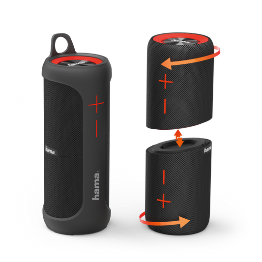 HAMA 173186 BLUETOOTH SOUNDCUP-D MOBILE LOUDSPEAKER, BLACK