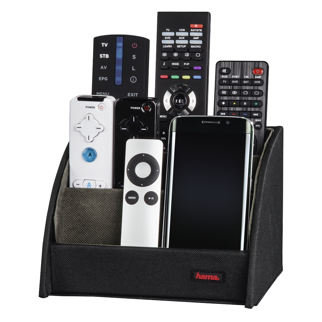 HAMA  REMOTE CONTROL HOLDER BLACK, BROWN