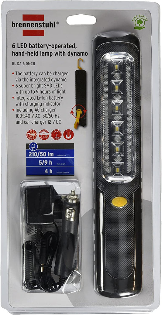 BRENNENSTUHL 1178593 6SMD-LEDs RECHARGE LAMP
