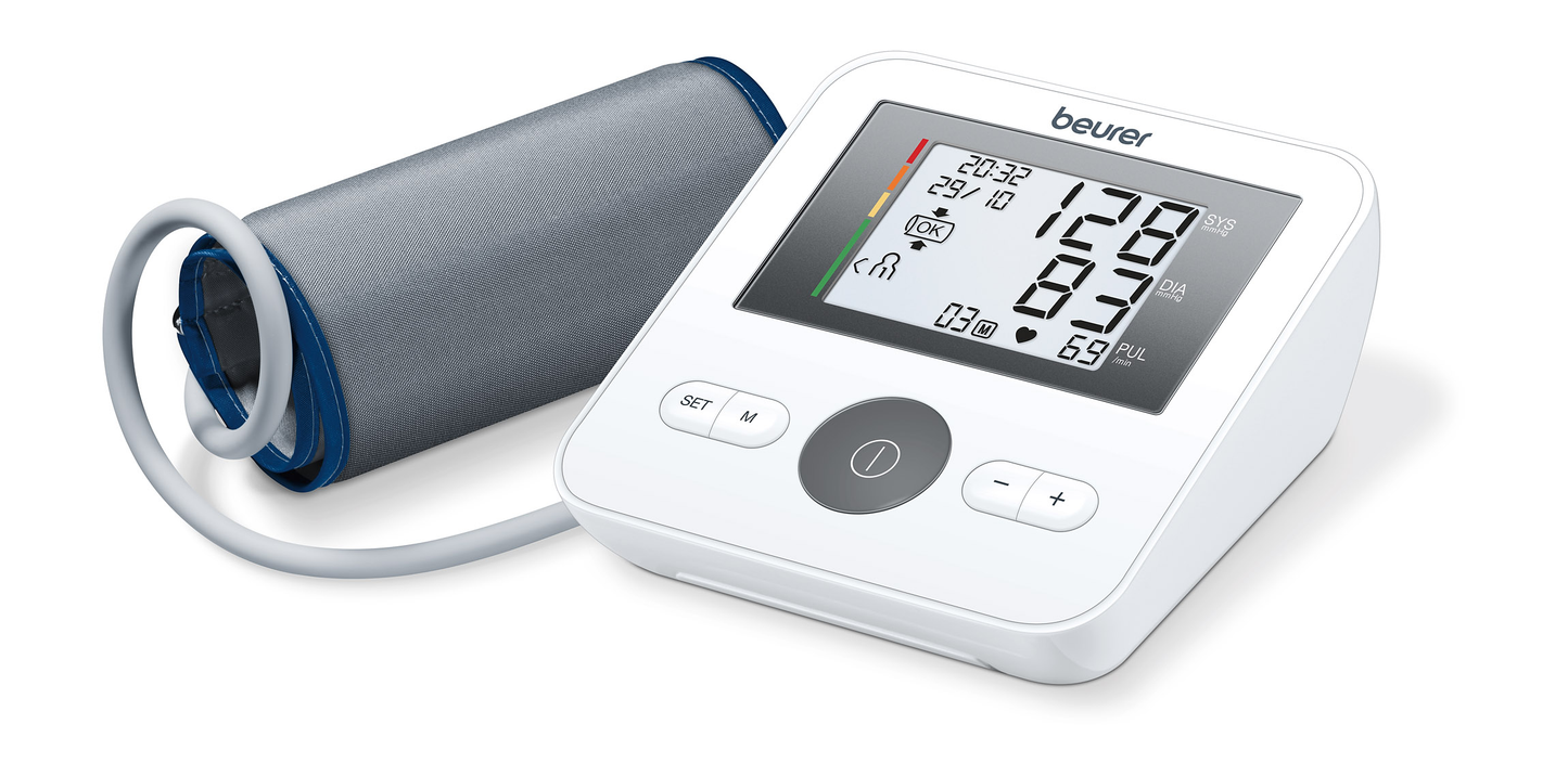 Beurer upper arm blood pressure monitor BM 27