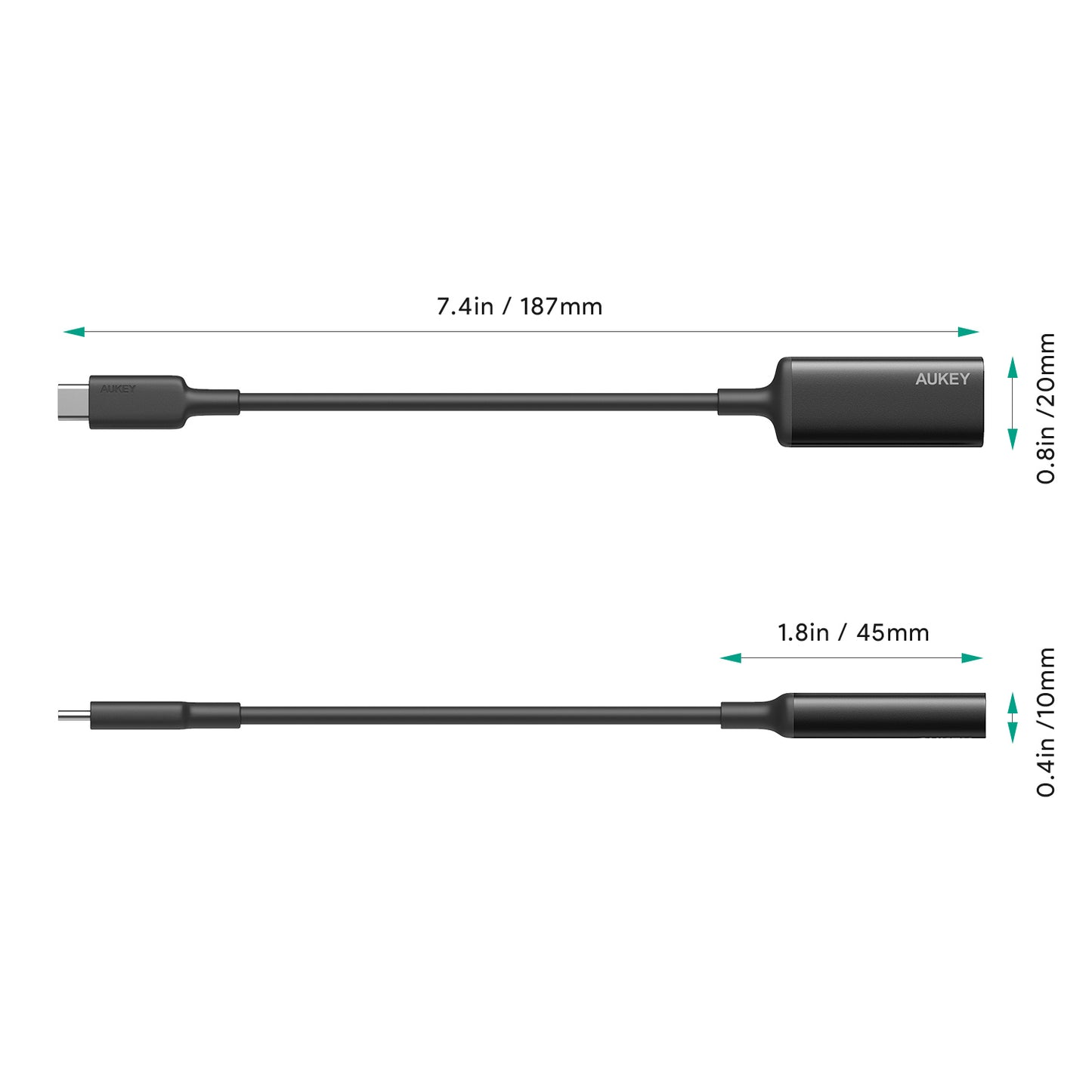 Aukey CB-A29 USB-C to HDMI Adapter CB-A29 - Black