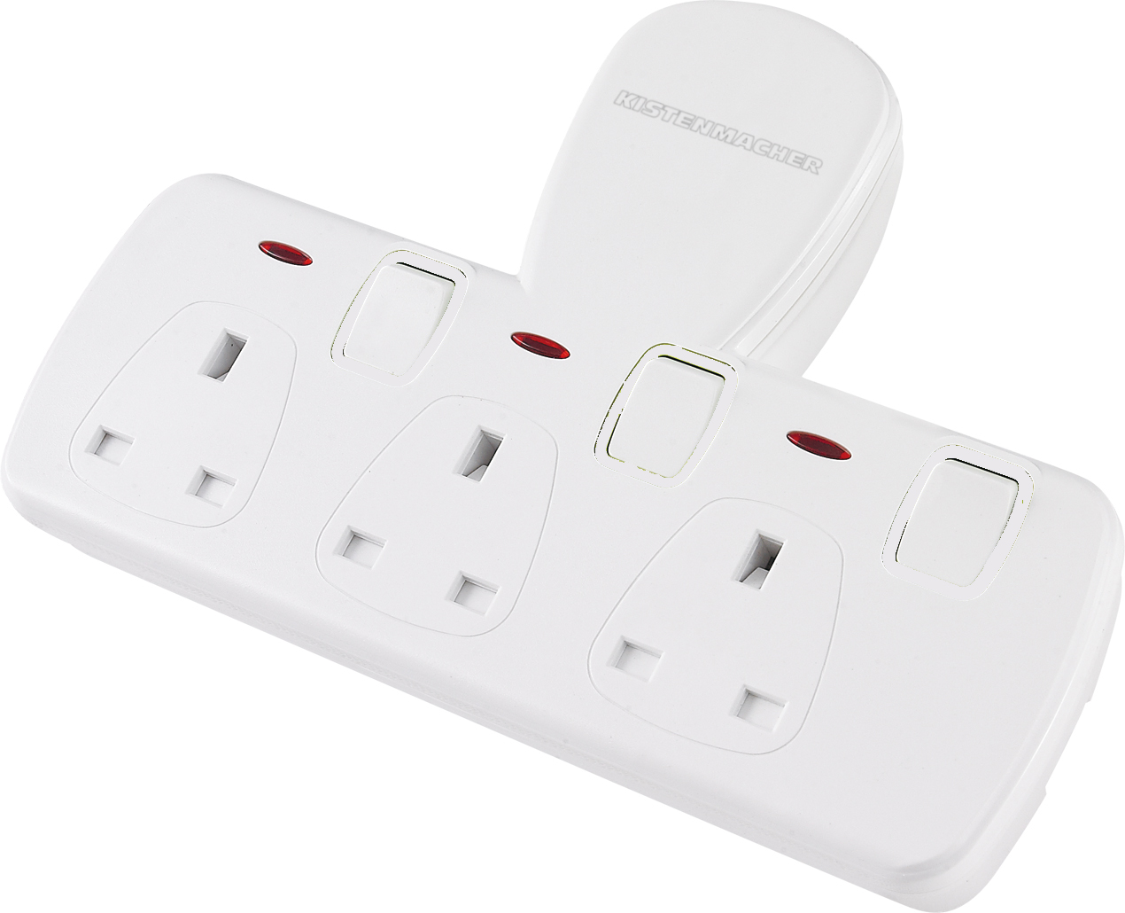 Kistenmacher EGK603B 3Way Wall Socket Adapter