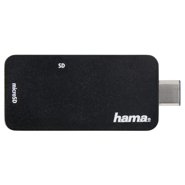 HAMA 135751 Card Reader USB 3.1 TYPE-C, SD/MICRO, BLACK