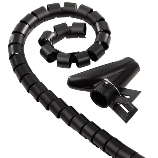 HAMA 20643 Cable Bundle Tube, 2 m, 25 mm, black