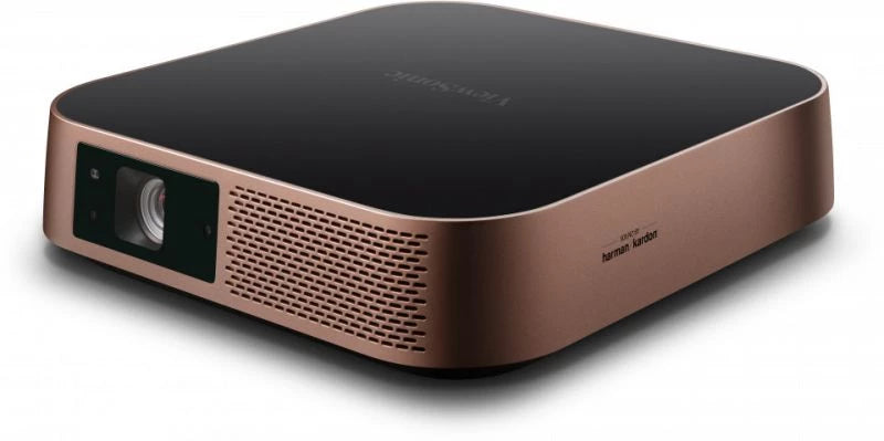 Viewsonic M2 Full HD 1080p Smart Portable LED Projector with Harman Kardon Speakers- Metallic Bronze