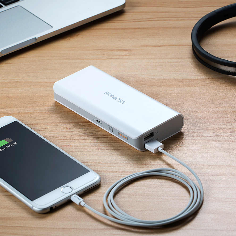 ROMOSS SOLO5 1+1 Bundle Pack Power Bank 10000mAh External Battery Charger Power bank Portable Charger Fast Charging For iPhoneX For iPhone 8plus