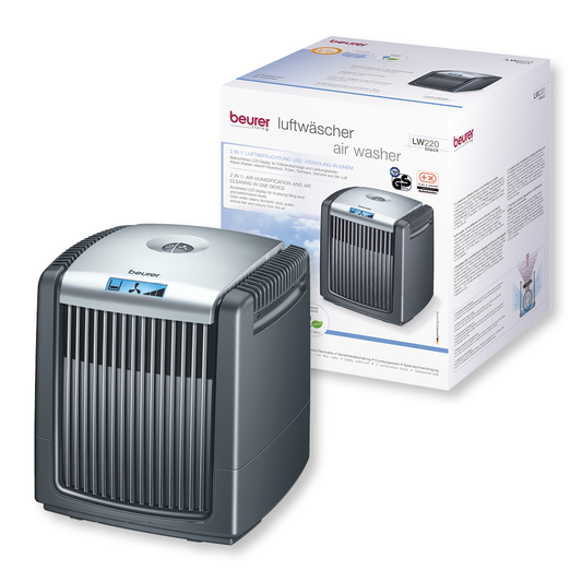 Beurer LW220 Air Humidifier,40 m² & Air Washer