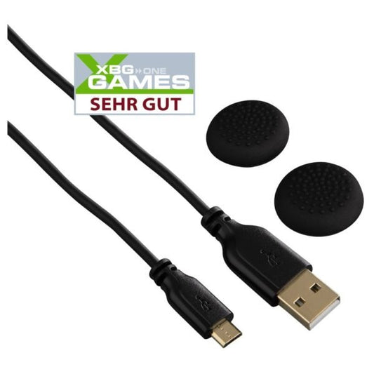 HAMA 115471 CONTROL CHARGE CABLE 3meter PS4 BLACK