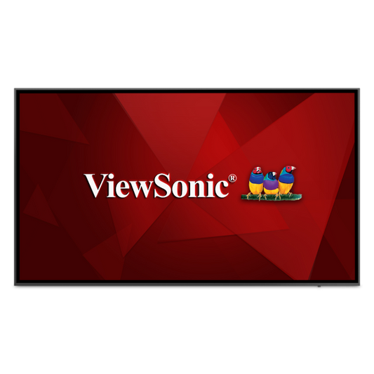 ViewSonic CDE8620-W 86" Display, 3840 x 2160 Resolution - 4k UHD / Non Touch / With Speakers / Chrome Browser / vCast Inbuilt / Android OS