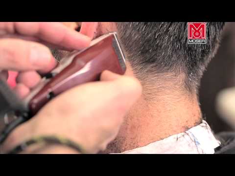 MOSER 1400-0081 HAIR CLIPPER BURGUNDY GREY/RED UK-PLUG