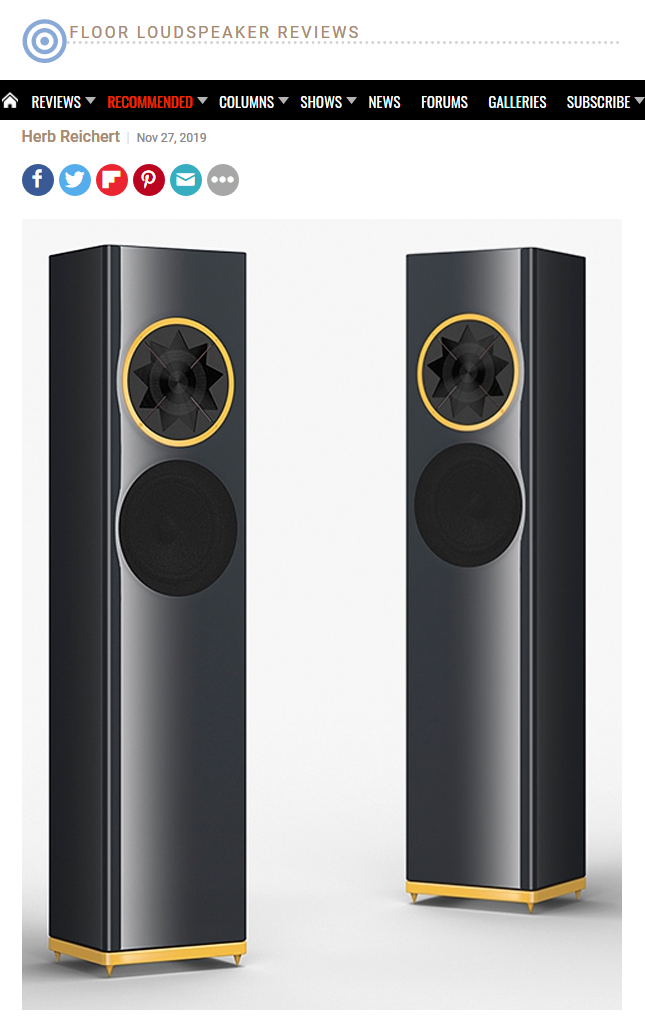 MANGER P1 PASSIVE 2 WAY Floor Standing Speaker RAL or NCS colors (satin finish)