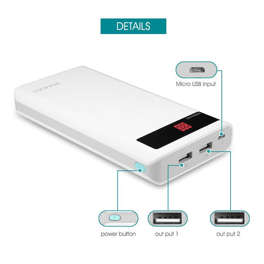 ROMOSS SENSE6P PH80(W) 20000mAh Power Bank With LED Display