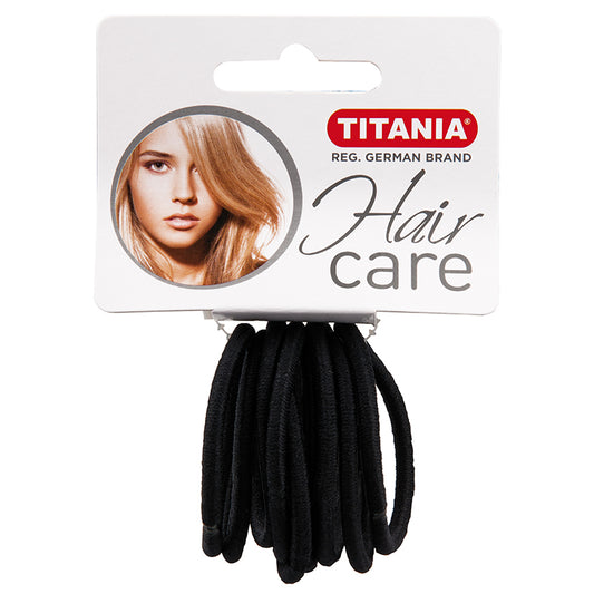 Titania 7808 Elastics,9 Pcs,Black,Strengh 4 Mm